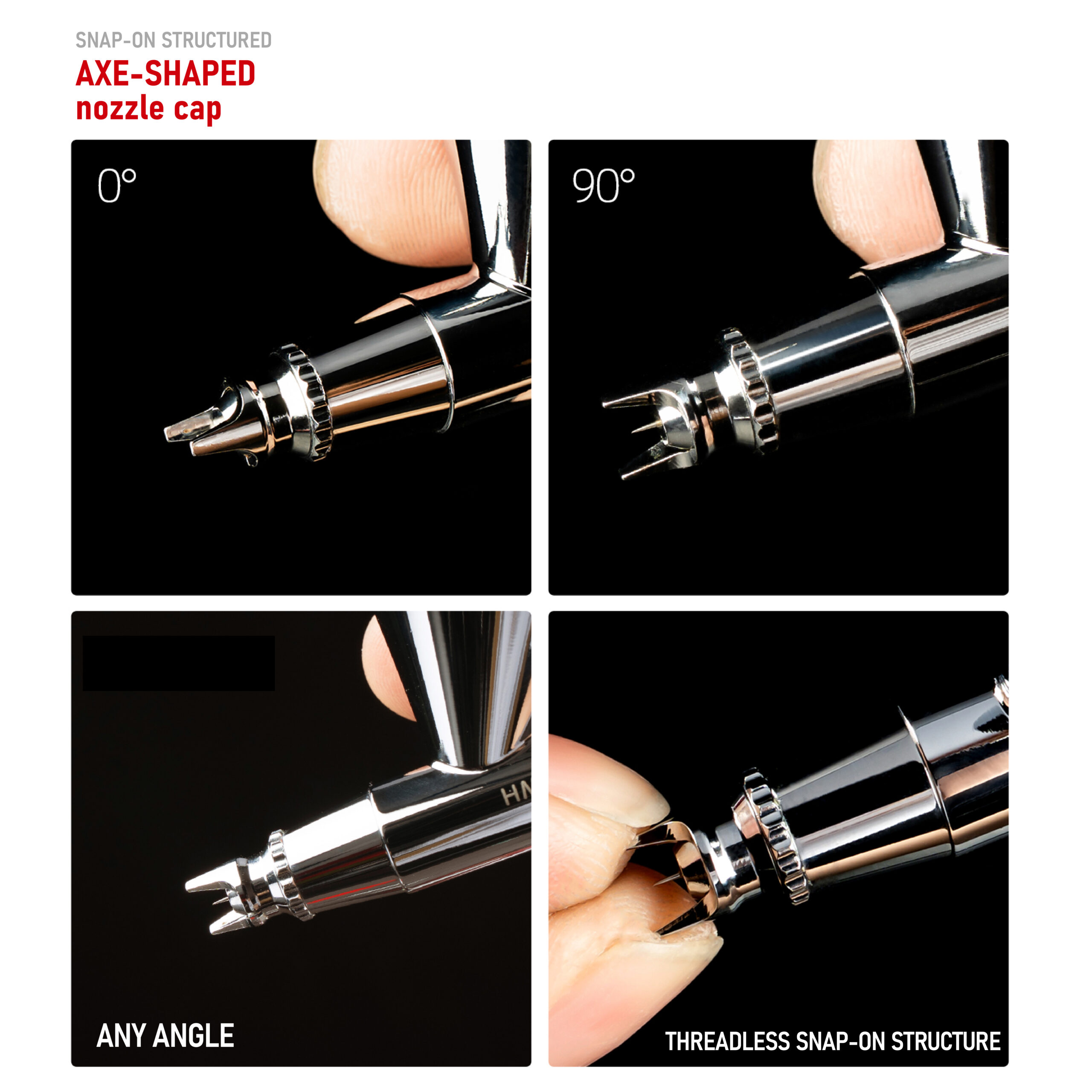 HobbyMio HM-130HP - High Performance Dual-Action Airbrush - Image 2