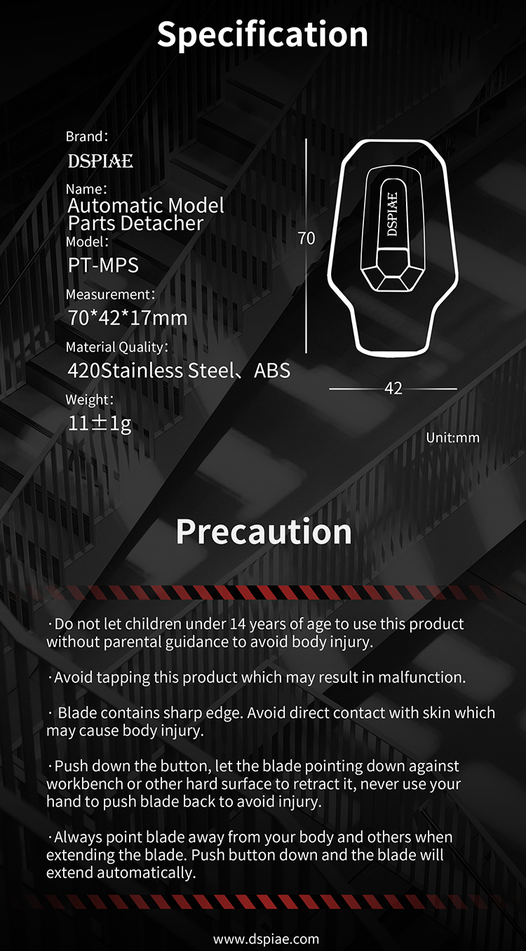 DSPIAE - Model Parts Separator - Plastic Prying Tool - Image 7