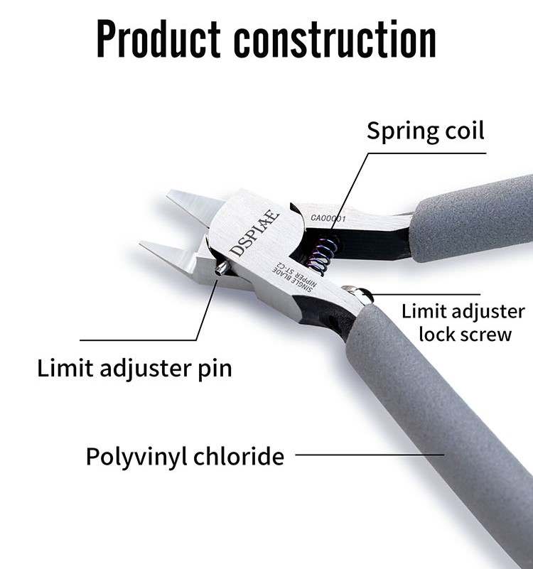 DSPIAE ST-C2 Ultra-Thin Single-Edge Precision Nipper - Image 6